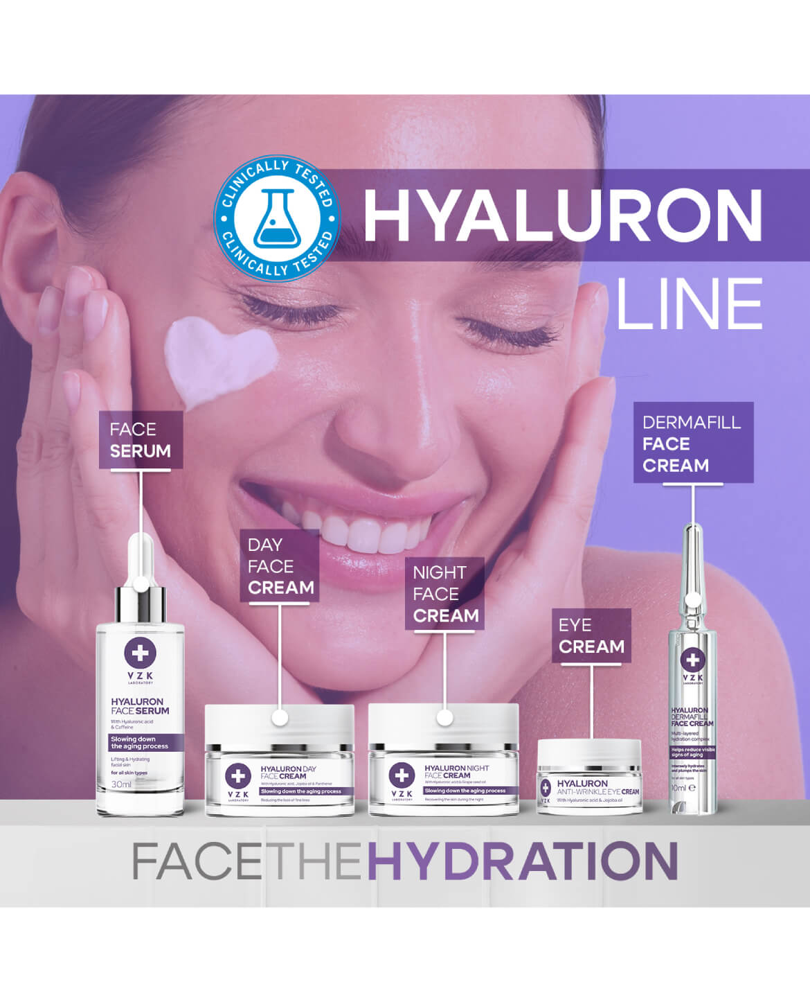 VZK hyaluron product line