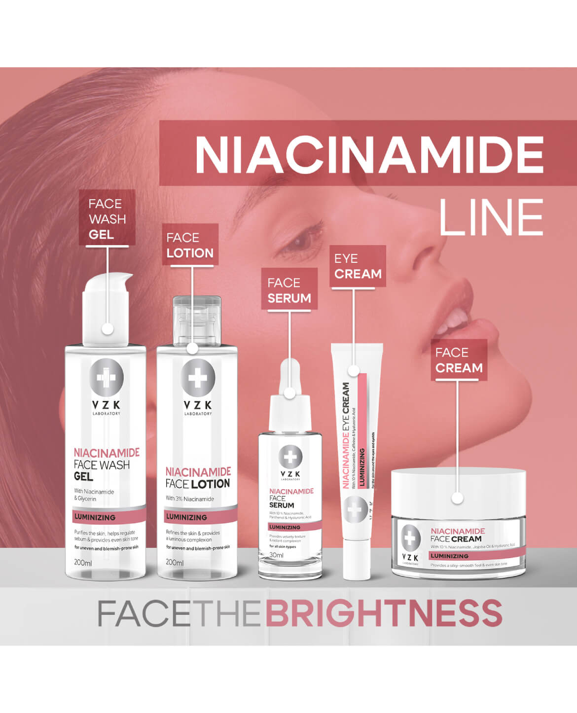 VZK Niacinamide line
