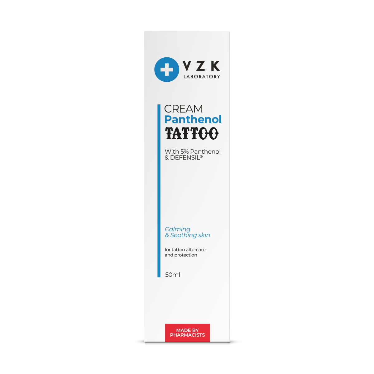 vzk panthenol tattoo cream box 50 ml