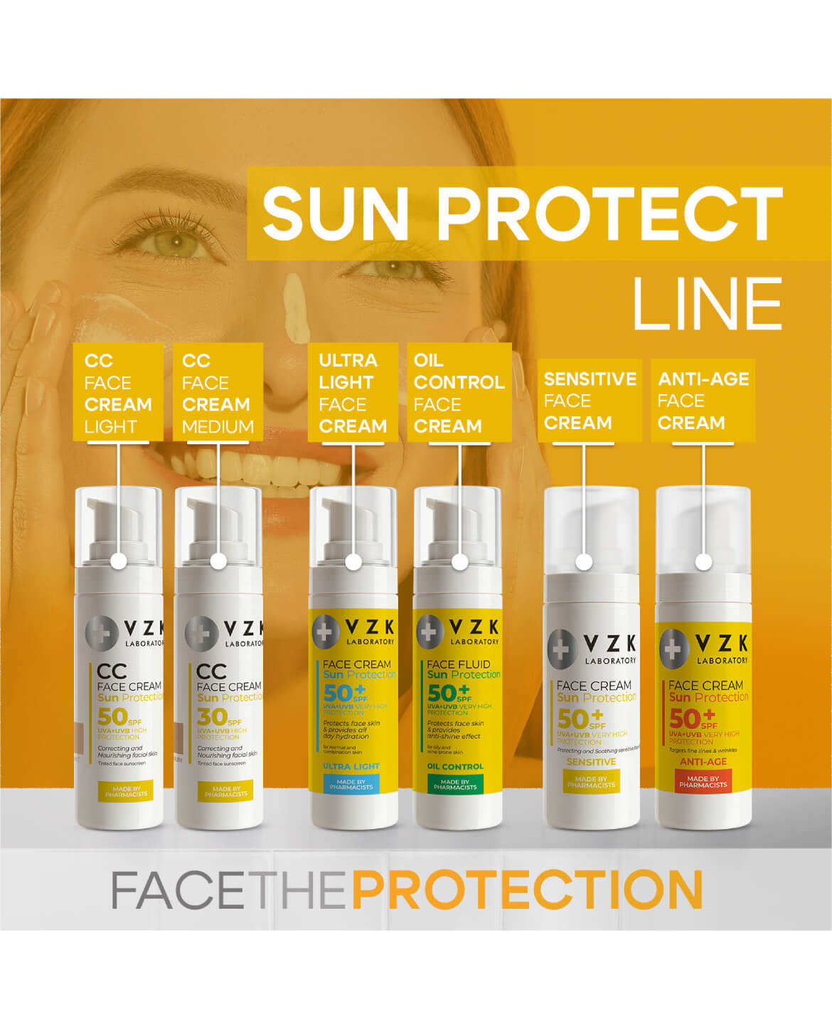 VZK sun protect product line